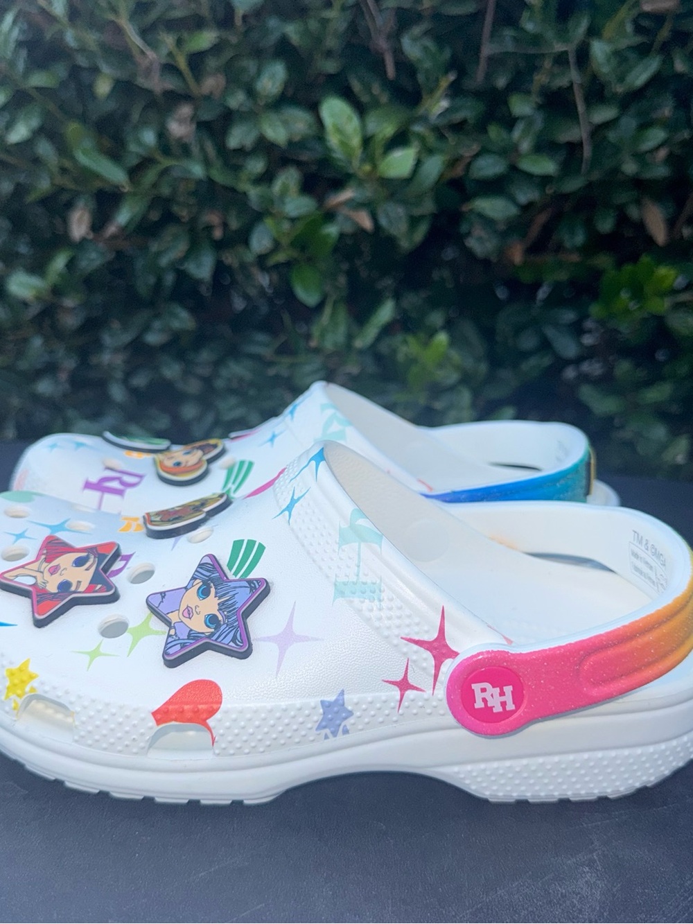 CROCS Rainbow High Classic Clogs Size J4